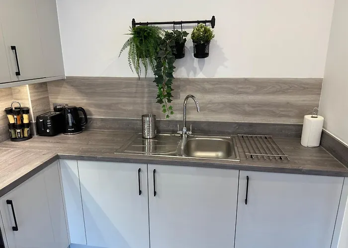 Modern Flat In Free Parking & Wifi * Глазго