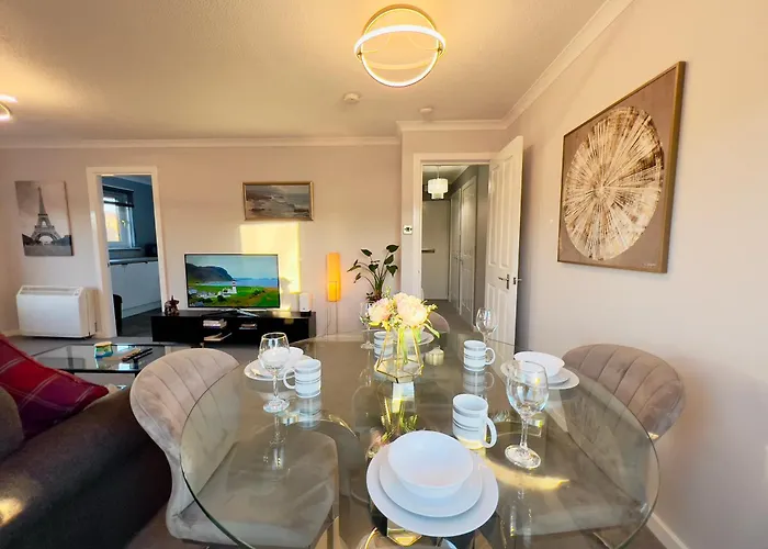 Chic & Cozy 2-bed Flat In - Free Parking 公寓 格拉斯哥