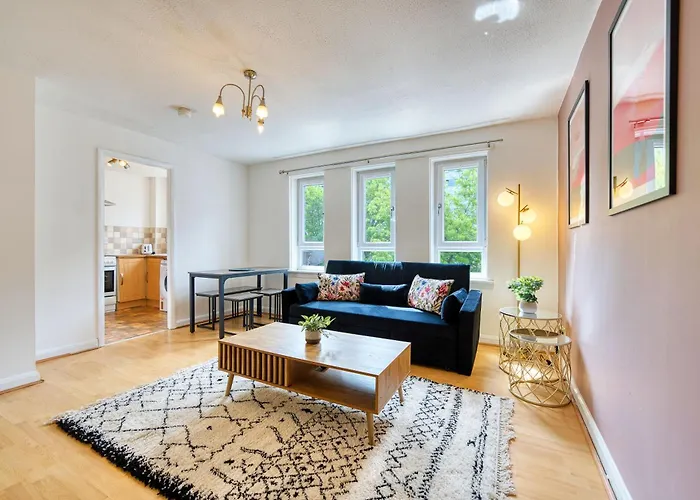 Apartman 2br Flat Parking Near And Finnieston Glasgow