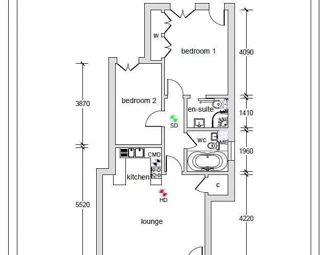 Appartement Southside Flat With Private Garden! *