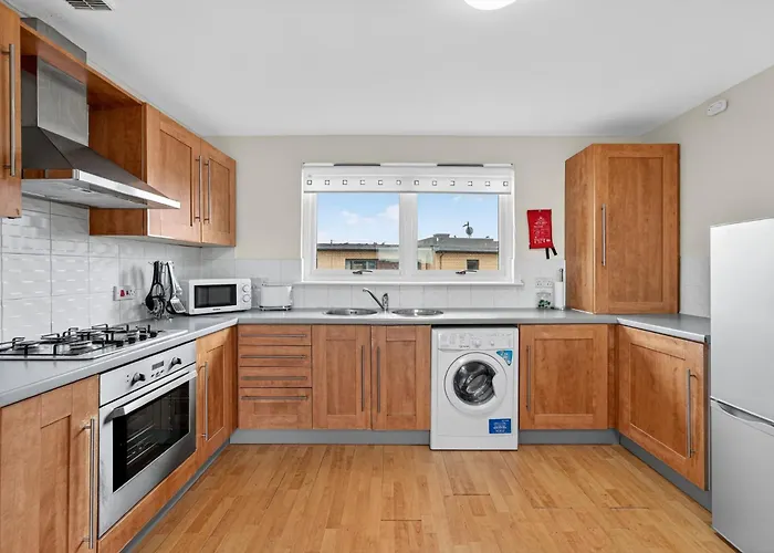 Apartment Modern 2-bedroom Flat In Centre, Near Galsgow Glasgow