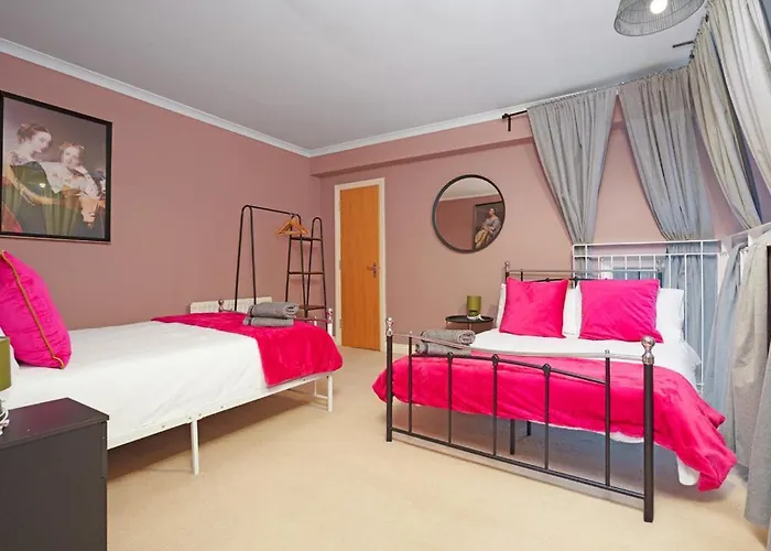 Apartament 5 Bed Finnieston Skyhigh Duplex With Parking Glasgow