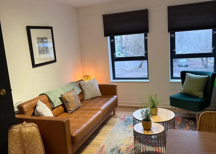 아파트 2br Sleeps 4 Albion Gate Centre 글라스고