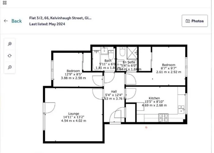 شقة Modern 2 Bedroom Flat With Private Parking غلاسغو